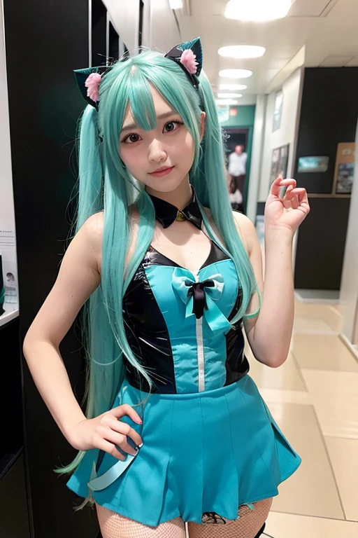 [Stable Diffusion] Hatsune Miku chica hermosa Obra maestra cosplay [Realista]