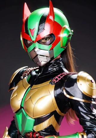 alguna pose, Obra maestra, cuerpo completo, Female Kamen Rider After Transformation, Female Kamen Rider After Transformation