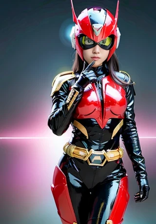 alguna pose, Obra maestra, cuerpo completo, Female Kamen Rider After Transformation, Female Kamen Rider After Transformation